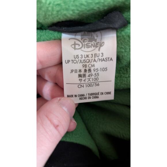 Disney Store Toy Story Hooded Puffer Jacket Boys 3T Green Black Plaid Buzz Woody - Picture 7 of 7